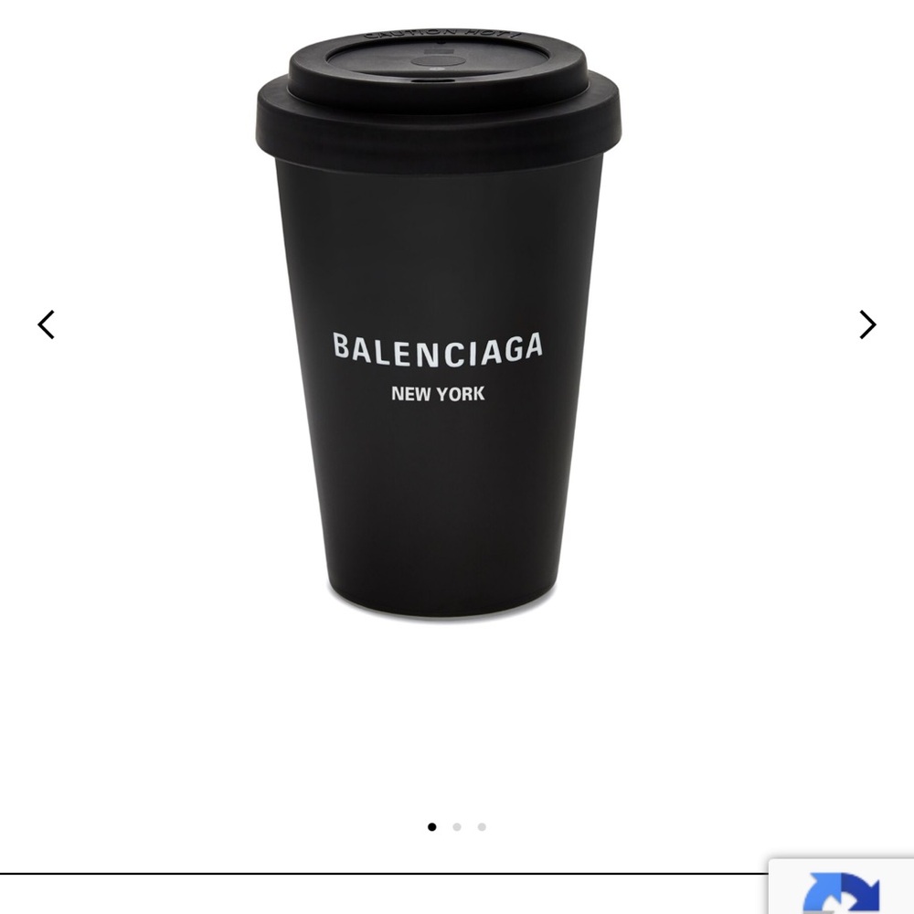 Balenciaga Black Insulated Tumbler